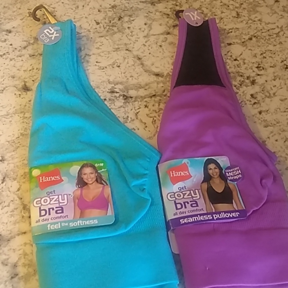 Mesh straps cozy bra